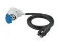Kép 1/2 - Cikkszám: 370009, megnevezés: Adapter CEE derékszögű dugalj - dugvilla - 150 cm vezeték