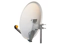 Kép 2/2 - A precízen formázott reflektor tökéletes TV-képet biztosít még a lefedett terület szélein is. Az LNB kar felhajtható a tároláshoz. A reflektor beállításához nincs szükség szerszámra