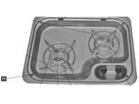 Csavar fedél Dometic főzőlaphoz 50 db