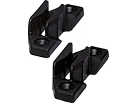 Szélesített peremtávú ablakzár ellendarab fekete színben.