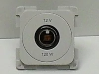 DIN szabványú, esztétikus, kisméretű csatlakozó aljzat szürke színben DIN szabványú, esztétikus, kisméretű csatlakozó aljzat szürke színben