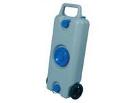 (M9977510) 35 literes kerekes víztartály. Használható akár friss- akár szennyvíztartályként.