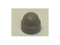 Csavartakaró gomb szürke