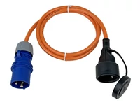 Cikkszám: 370005, megnevezés: Adapter CEE17 dugvilla - Schuko aljzat - 150 cm vezeték