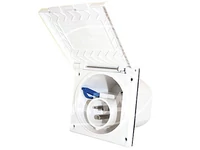 Cikkszám: 375007, megnevezés: Külső fedeles betápdoboz 104x104