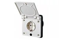 Cikkszám: 375021, megnevezés: Külső fedeles aljzat fehér színben