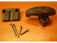 Ajtófeleket rögzítő készlet, fekete Ajtófeleket rögzítő készlet, fekete