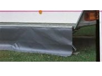(M9918560) Szélfogó kötény lakójárművekhez, szürke színben, 100 x 70 cm.