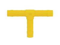 Csőelosztó T idom 10 mm sárga