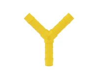 Csőelosztó Y-idom 10 mm sárga