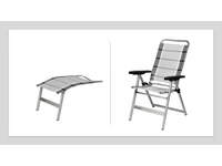 Dynamic kempingszék lábtámasszal