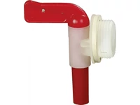 Kiömlőcsap 3/4 col Ø 10 mm piros