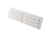 Szellőzőrács 250 x 70 mm fehér - műanyag Szellőzőrács 250 x 70 mm fehér - műanyag