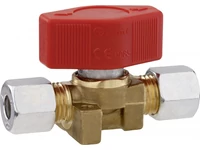 Merevcsöves zárócsap 2 x RVS 8