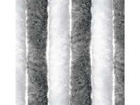 Bejárati függöny 56 x 205 cm, ezüst/fehér