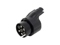 (M9984562) 12 V-os adapter főként lakókocsizók számára, ahol a vonójárművön lévő hagyományos 7 pólusú dugót kell &quot;házasítani&quot; a vontatmányon lévő 13 pólusú csatlakozó-aljzattal.