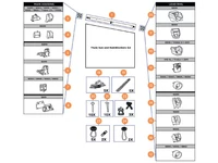 THULE Blocker G2 alkatrészek alul a részletes ábrán!