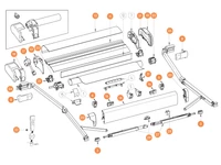 THULE Markise Omnistor 9200 alkatrészek alul a részletes ábrán!