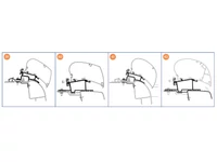 THULE Omnistor zárt furgonokhoz tetőre szerelt adapter alul a részletes ábrán!