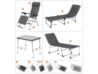 CRESPO Relax három támaszú fekhely / asztal alkatrészek alul a részletes ábrán! CRESPO Relax három támaszú fekhely / asztal alkatrészek alul a részletes ábrán!