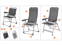 CRESPO kempingszékek (kör- és ovális alu-csővázzal) alul a részletes ábrán! CRESPO kempingszékek (kör- és ovális alu-csővázzal) alul a részletes ábrán!