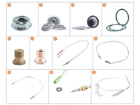 DOMETIC Tűzhelyek / kályhák alkatrészek alul a részletes ábrán!