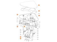 THETFORD Tűzhely általános alkatrészek alkatrészek alul a részletes ábrán!