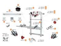 Carry Bike 200 DJ Fiat Ducato > 06/2006 alkatrészek alul a robbantott ábrán!