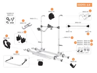 Carry Bike Hymer alkatrészek alul a robbantott ábrán!