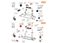 Carry Bike CL új / CL Version 2015 alkatrészek alul a robbantott ábrán!