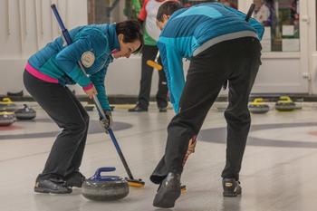 Curling nyílt edzés