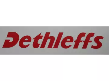 Dethleffs felirat - piros -100 mm