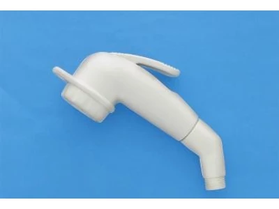 Kétrészes, műanyag zuhanyfej 3/8", fehér színben