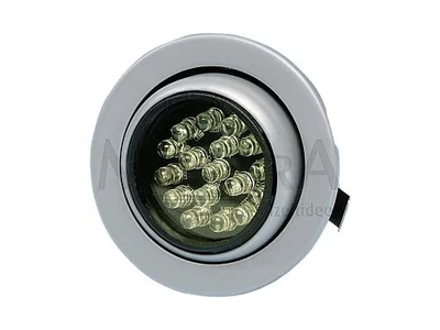 LED beépített világítás elfordítható - króm