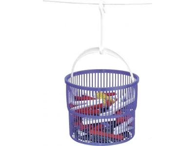 (M9950510) Ruhacsipesz 30 db-os, felakasztható, műanyag tartókosárban