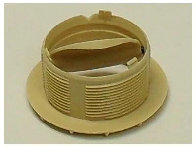 Végzáró elem bézs RAL 11, Ø 65 mm