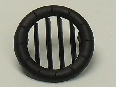 Szellőzőrács fekete