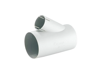 Csőtoldat kivezető csonkkal AB35, Ø 65/72 mm, hamuszürke