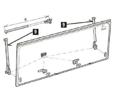 Az ablakmérettől függően határozható meg a szükséges kitámasztó