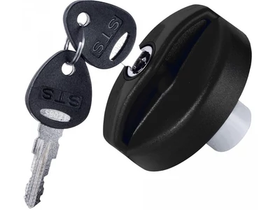 (M9968928) Zársapka fekete színben, két kulccsal. Vízhez, tartályhoz.