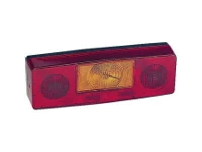 Irányjelző, fék, ködzárófény és rendszámtábla világítással, balos kivitel