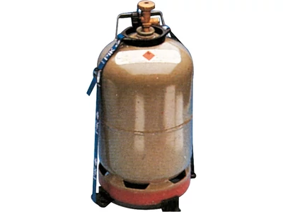 (M9977140) Gázpalacktartó négy rögzítőtalppal és hevederrel, 11 kg palackig