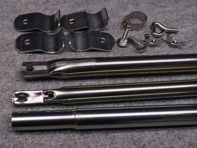 Elősátor-tetőgerincrúd, 22 mm átmérőjű, 3 darabos, 170-260 cm-ig teleszkóposan állítható