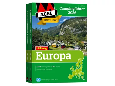 ACSI Kemping Kalauz és Camping Card - Európa 2026