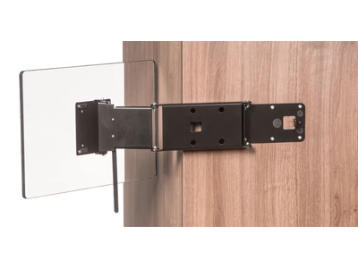 Fali tartóállvány tévéhez fekete színben