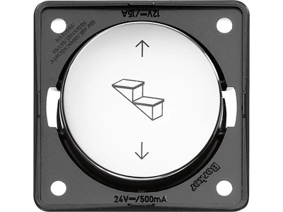 Cikkszám: 363034, megnevezés: Integro váltókapcsoló, fényes króm