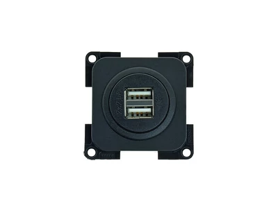 Cikkszám: 364007, megnevezés: USB töltőaljzat dupla 2500 mA 12 V
