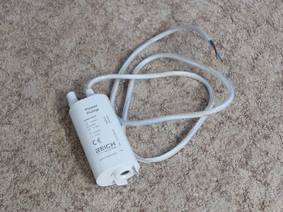 Power Pump vízpumpa 12 l / min. 0,5 bar 1,8 - 2,0 A