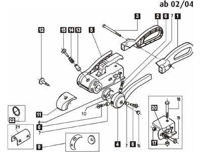 AL-KO Biztonsági kapcsolófej AKS 3004