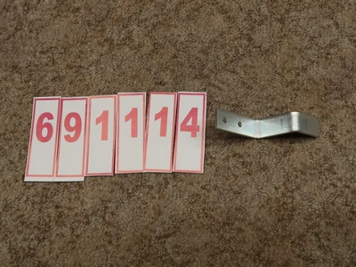 Fém tartó idom asztalhoz